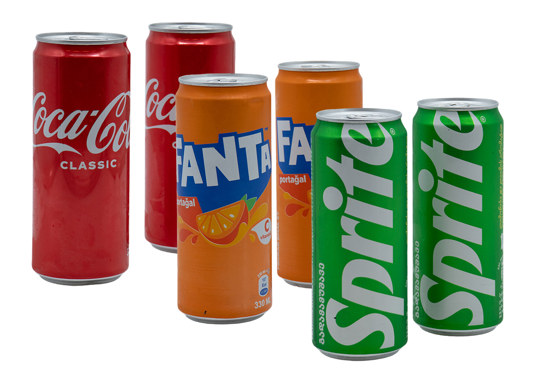 Coca-cola/Fanta/Sprite 0.33L
