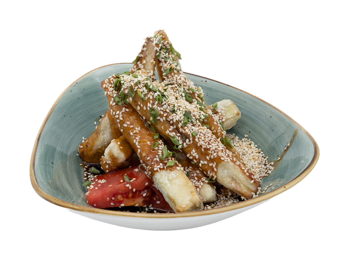 Xırt-xırt badımcan salatı