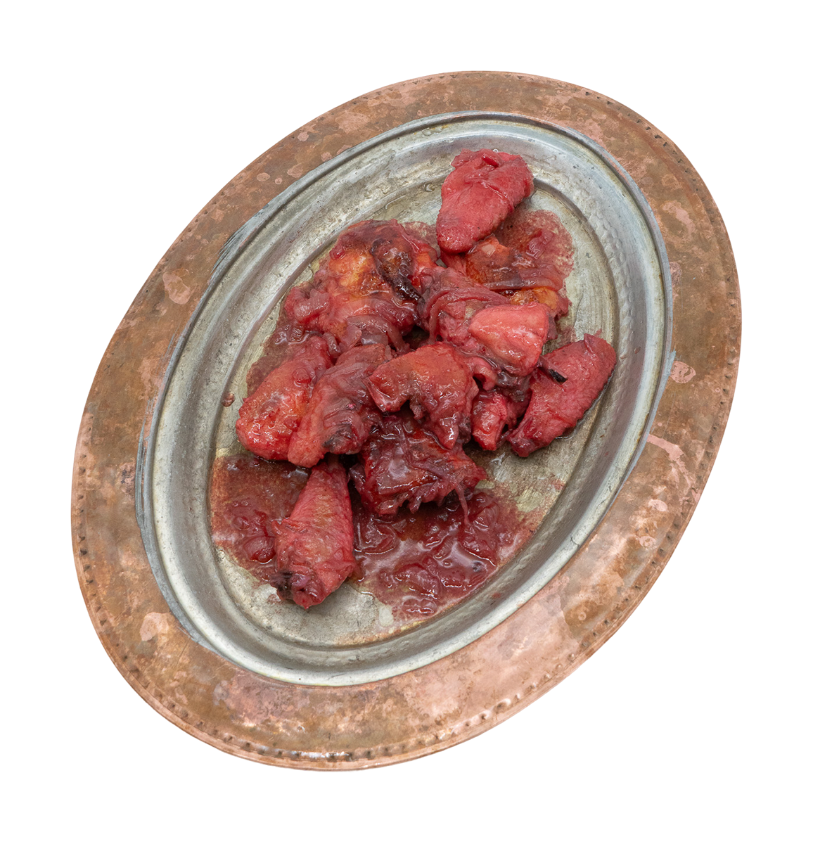 Can əti zoğal sousu ilə